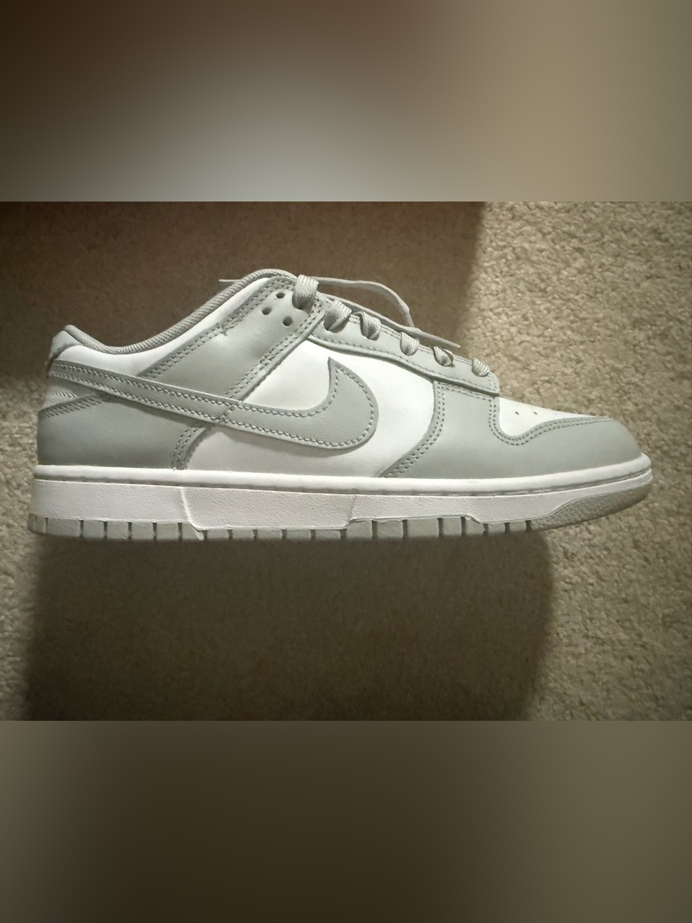Nike Dunk Low Retro in White/Grey Fog